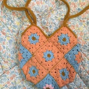 crochet tote bag